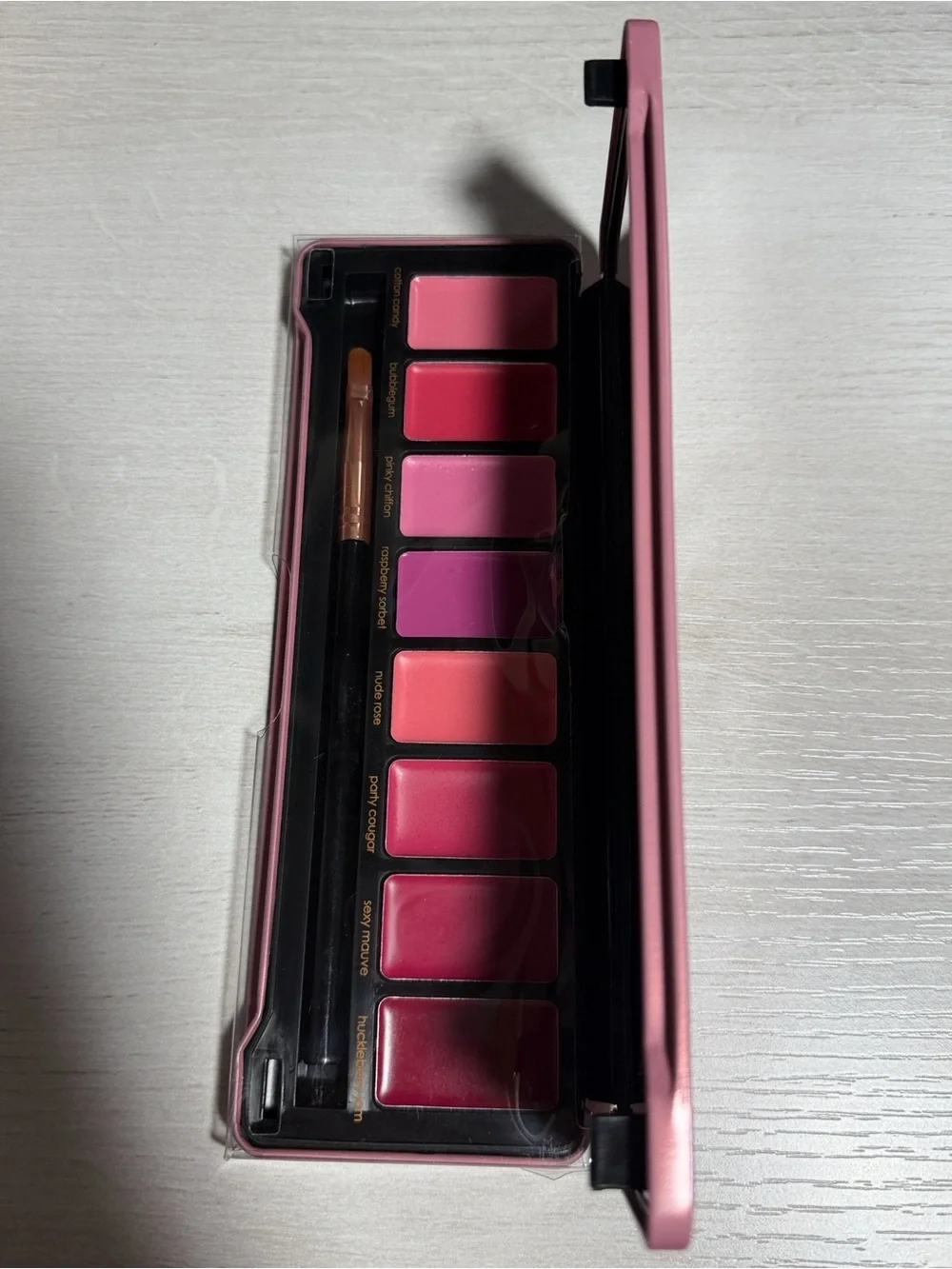 Profusion Cosmetics Rose Pink Lip Palette - Soft Rose Tones
